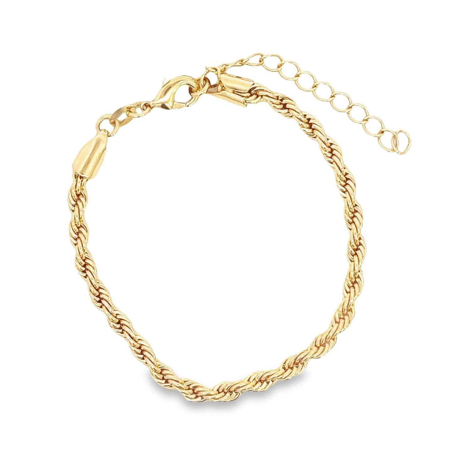 Gold Rope Chain Bracelet