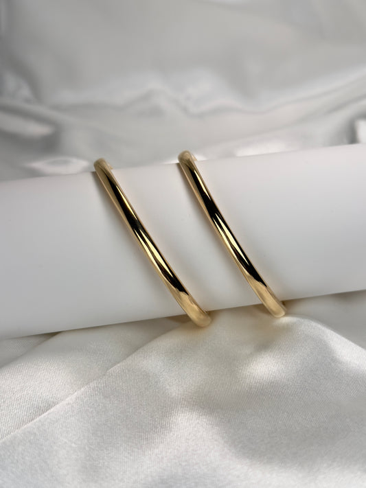 4mm Rounded Wrist Cuff Bangle