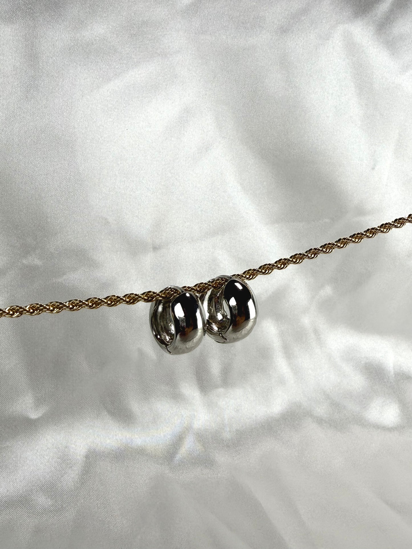 18k Gold Filled Thick Huggies