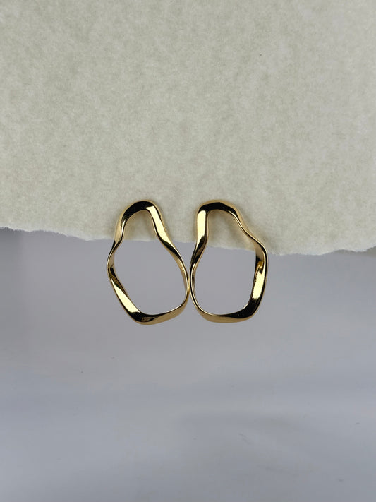 Artistic Oval Earrings
