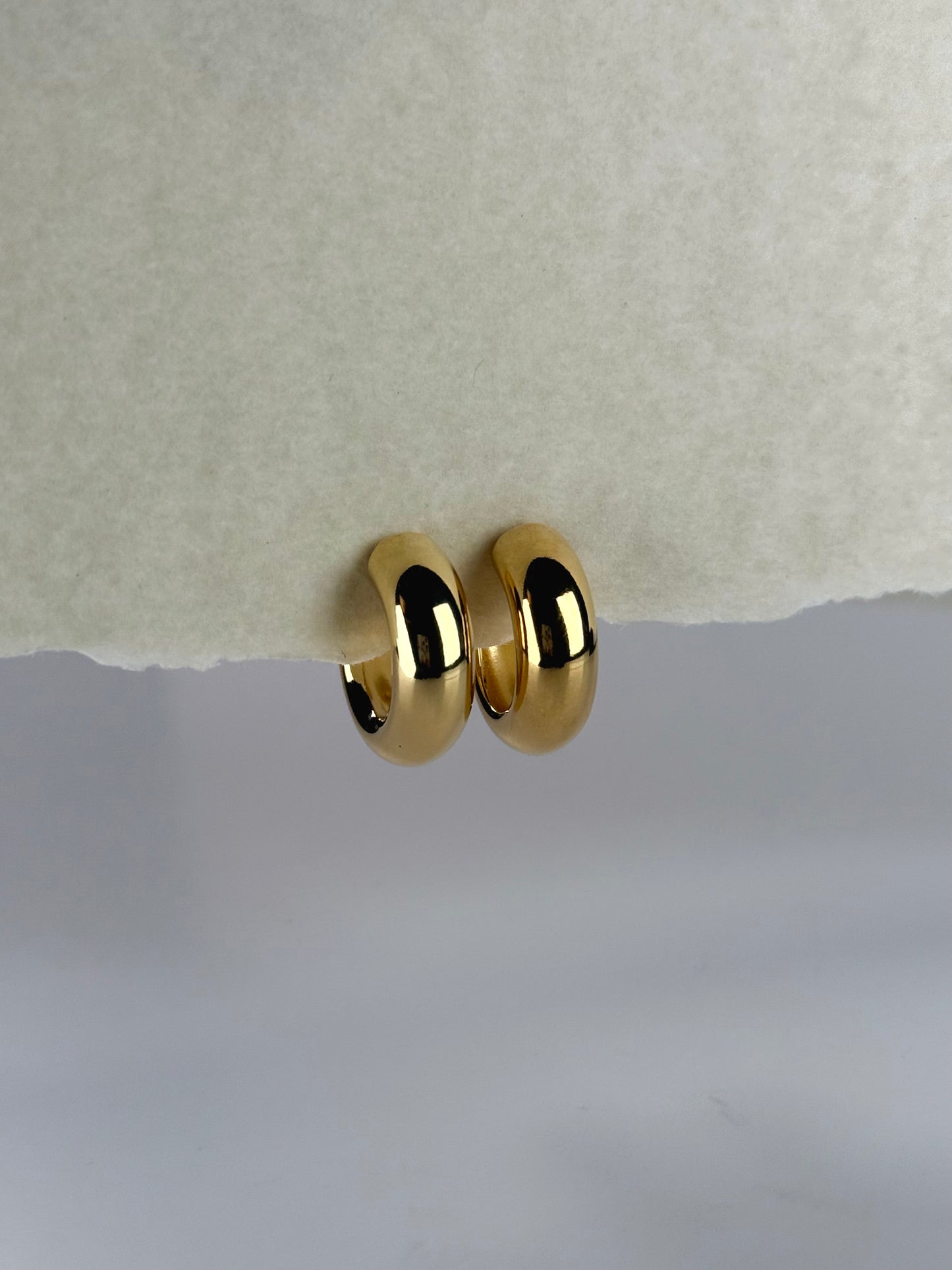 18K Gold Filled Chunky Huggies