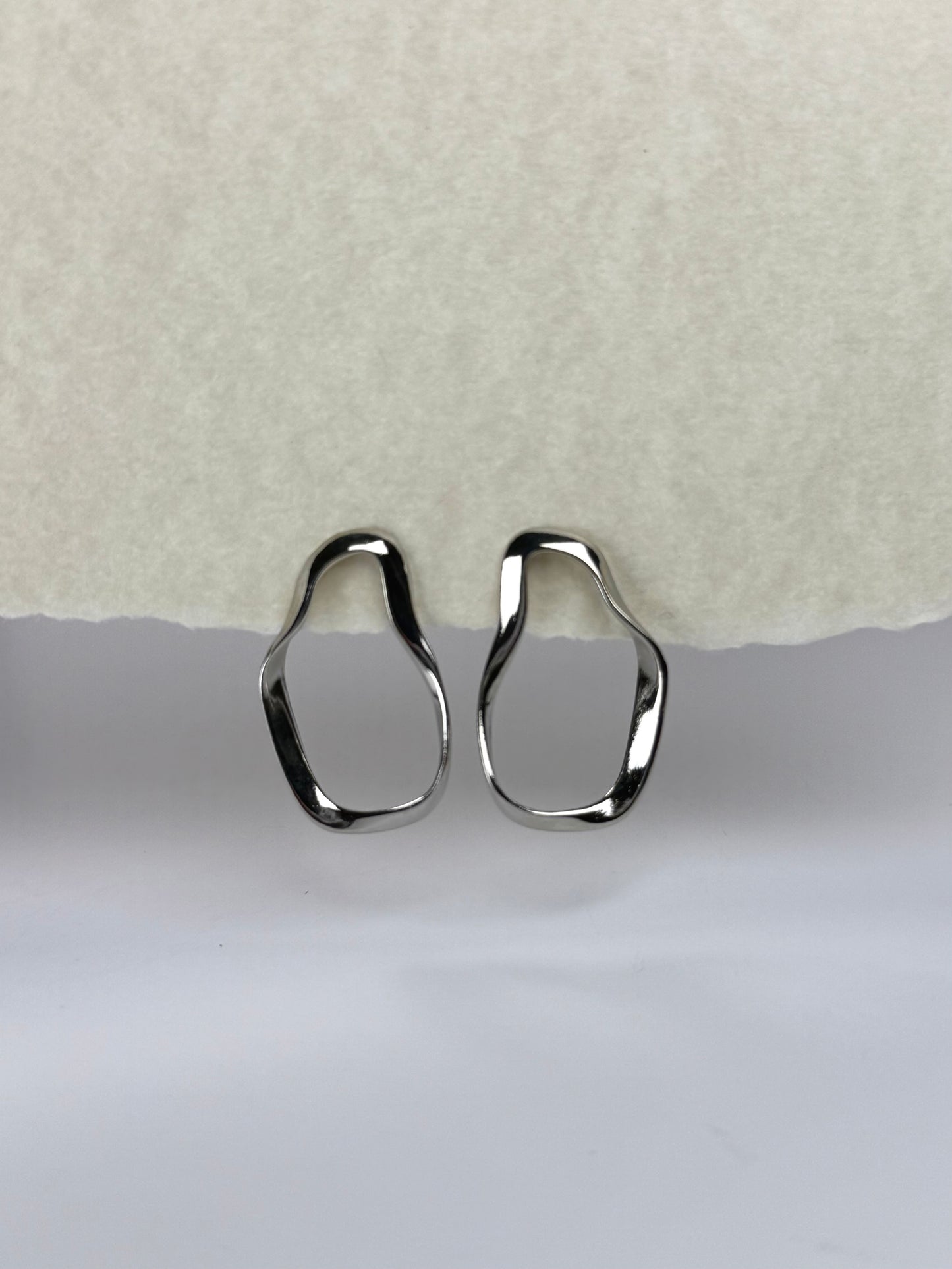 Artistic Oval Earrings