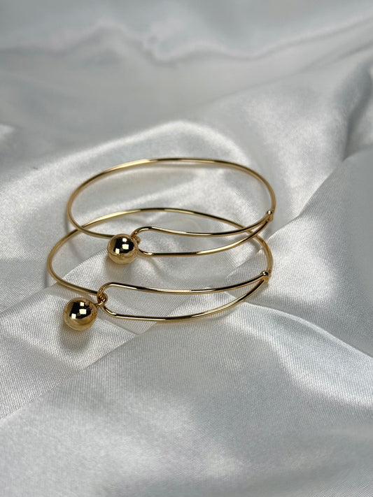 Bead Buckle Bangle Bracelet