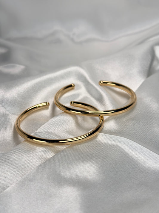 4mm Rounded Wrist Cuff Bangle